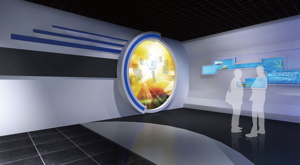 鹽城物聯(lián)網(wǎng)主題數(shù)字體驗(yàn)館設(shè)計(jì)效果圖-異形投影